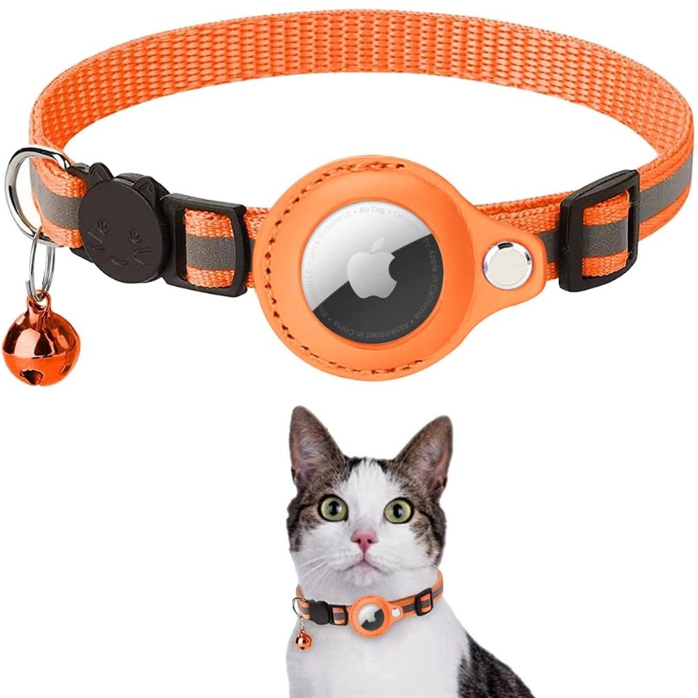 Cat Owners Safety Collar – Reflective Design with GPS Holder and Quick-Release Buckle 14