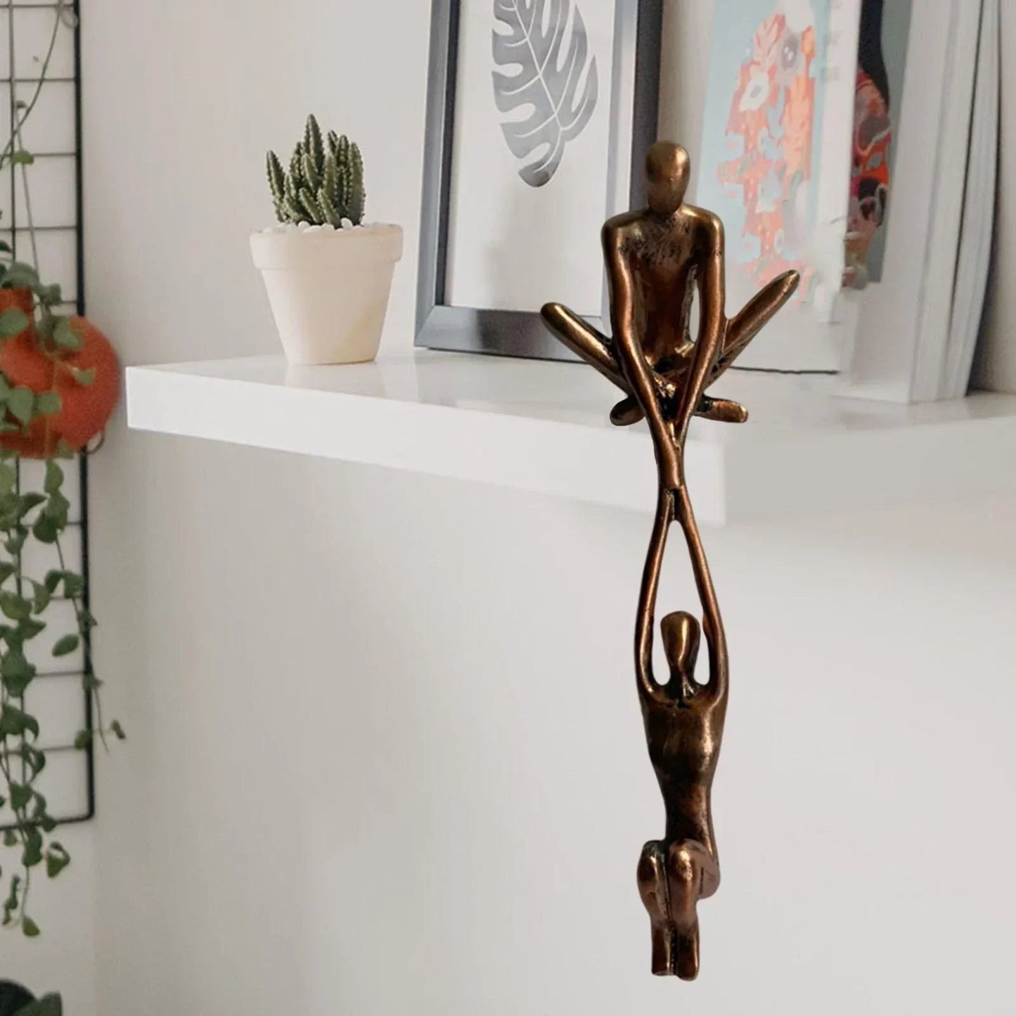 Home Decor Sculpture Figurine – Unique Love and Balance Design for Elegant Display 7