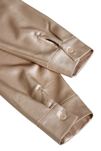 White Satin Blouse