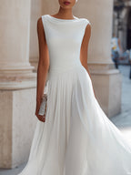 Pleated Midi Dress