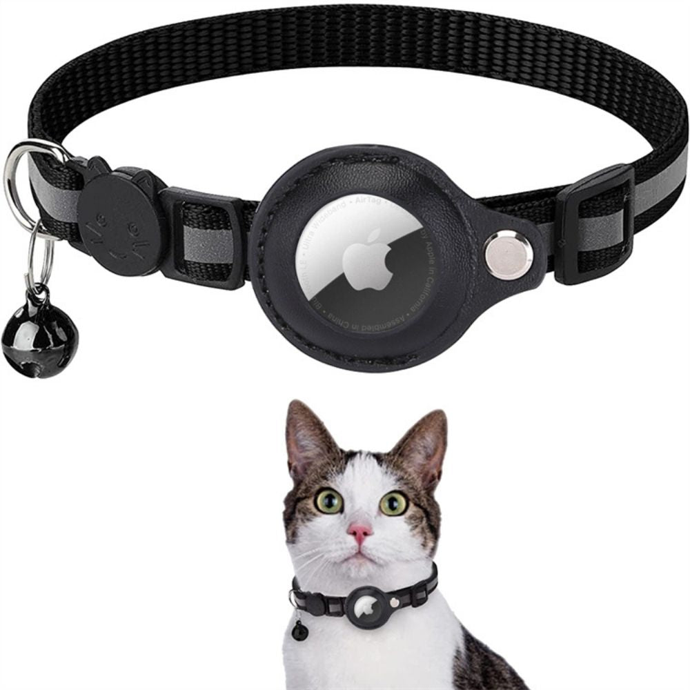 Cat Owners Safety Collar – Reflective Design with GPS Holder and Quick-Release Buckle 1
