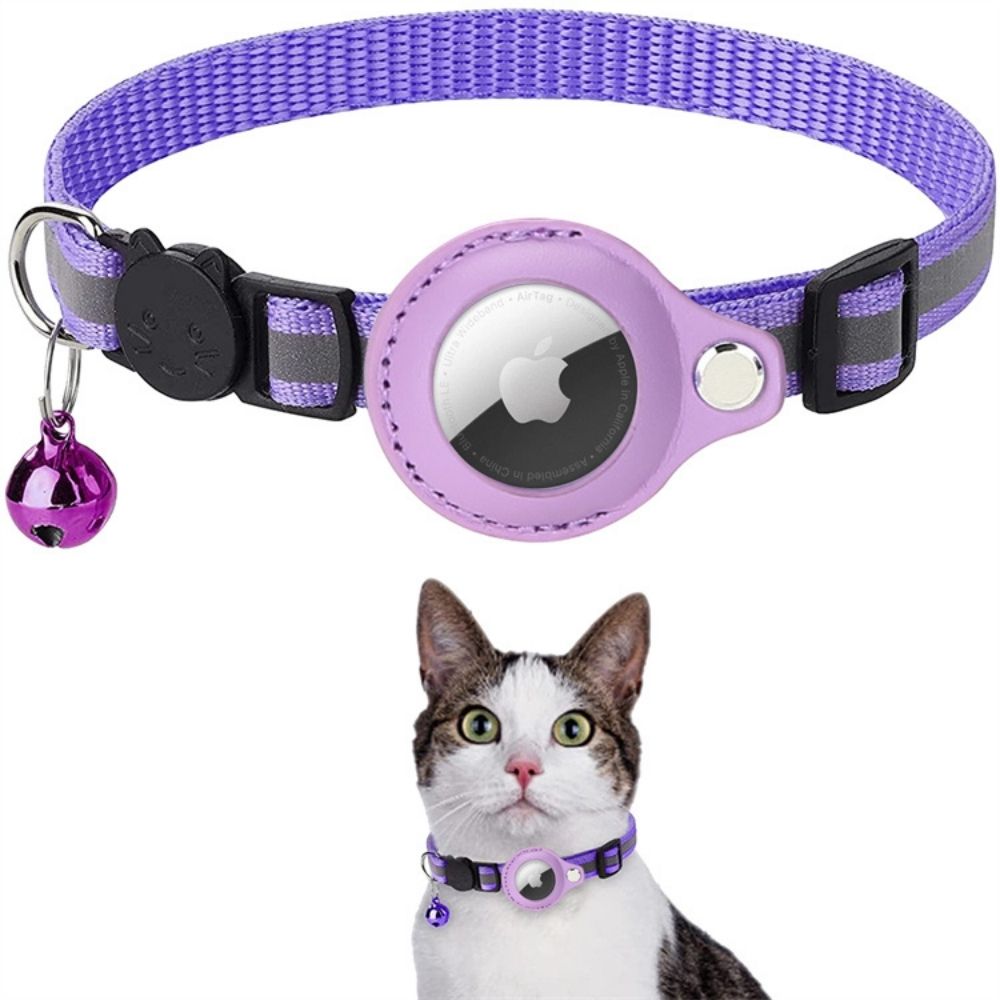 Cat Owners Safety Collar – Reflective Design with GPS Holder and Quick-Release Buckle 12