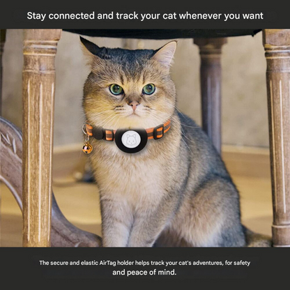 Cat Owners Safety Collar – Reflective Design with GPS Holder and Quick-Release Buckle 2