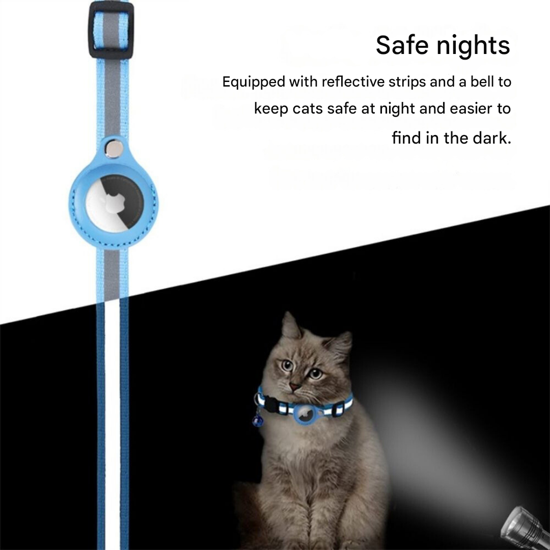Cat Owners Safety Collar – Reflective Design with GPS Holder and Quick-Release Buckle 6