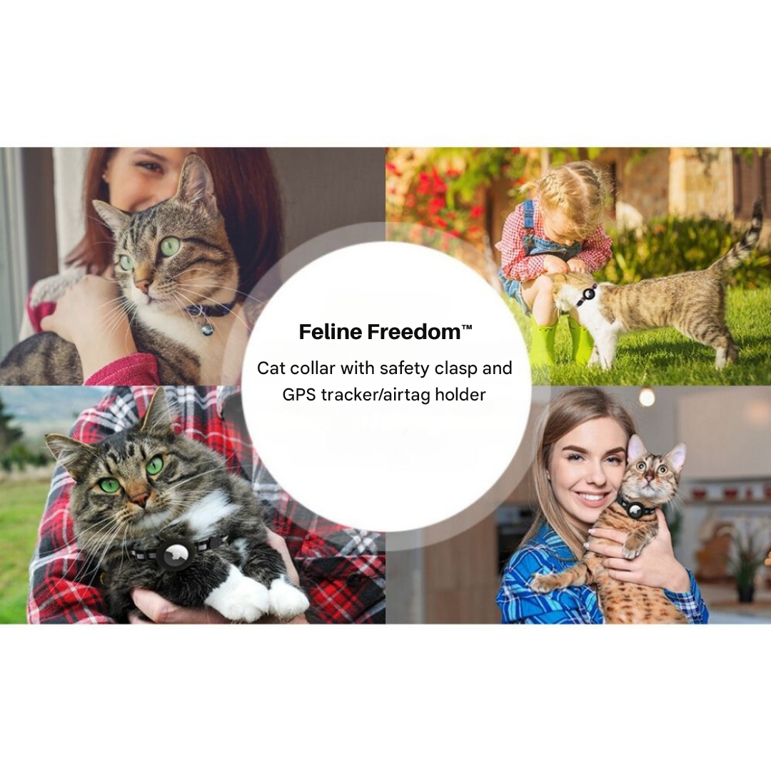 Cat Owners Safety Collar – Reflective Design with GPS Holder and Quick-Release Buckle 7