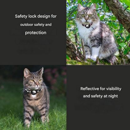 Cat Owners Safety Collar – Reflective Design with GPS Holder and Quick-Release Buckle 8