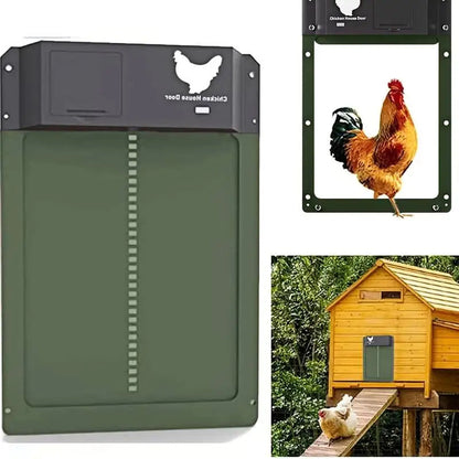 Chicken Owners Automatic Coop Door – Smart Light-Sensor Weatherproof Design 2