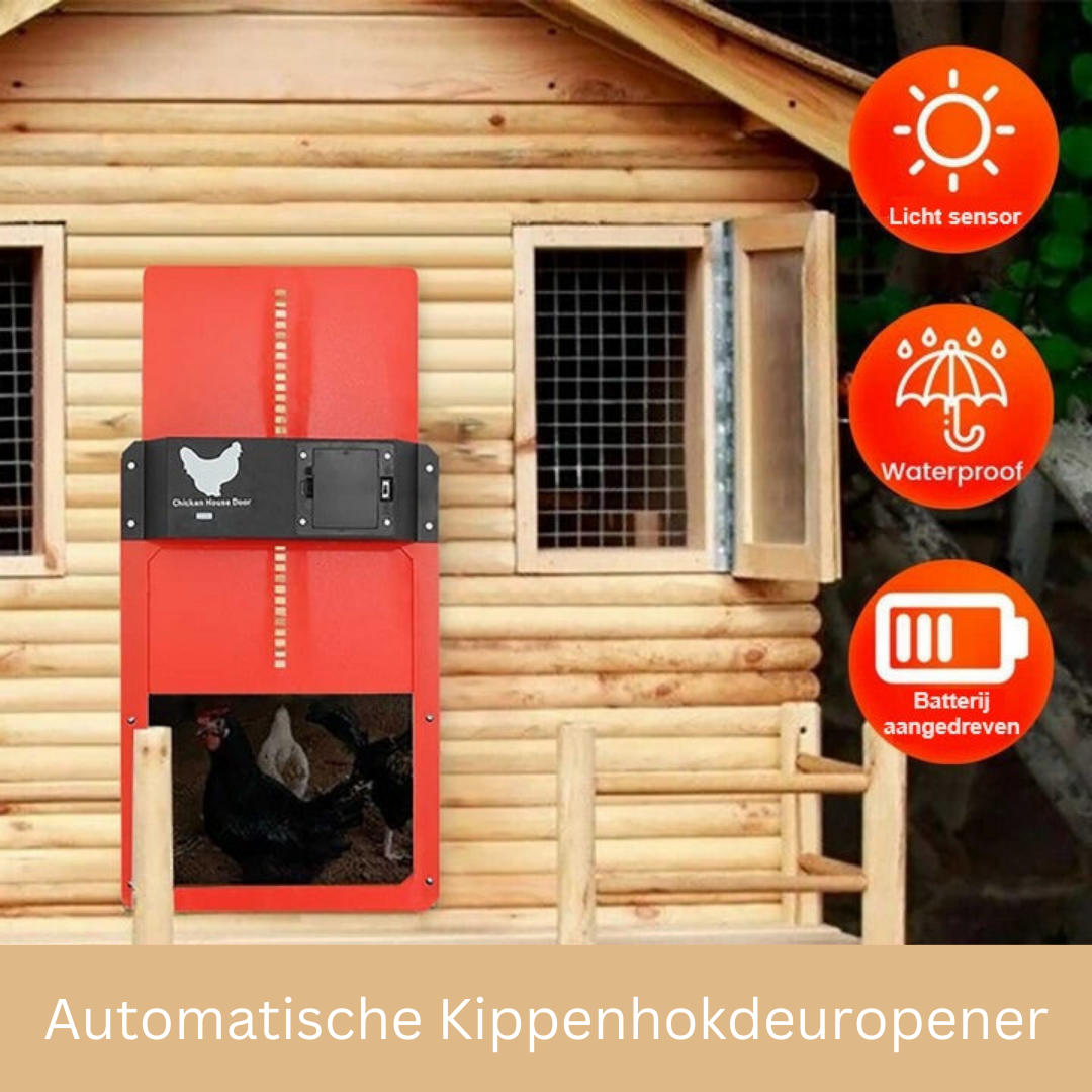 Chicken Owners Automatic Coop Door – Smart Light-Sensor Weatherproof Design 4