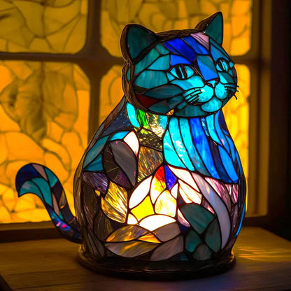 Home Decor Artistic Lamp – Unique Stained Glass with 20 Vibrant Animal Prints 14