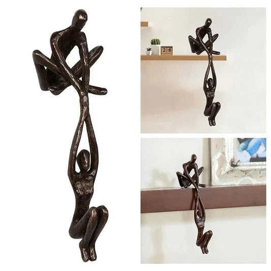 Home Decor Sculpture Figurine – Unique Love and Balance Design for Elegant Display 0