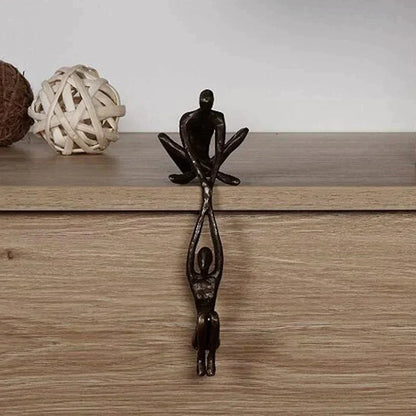 Home Decor Sculpture Figurine – Unique Love and Balance Design for Elegant Display 1