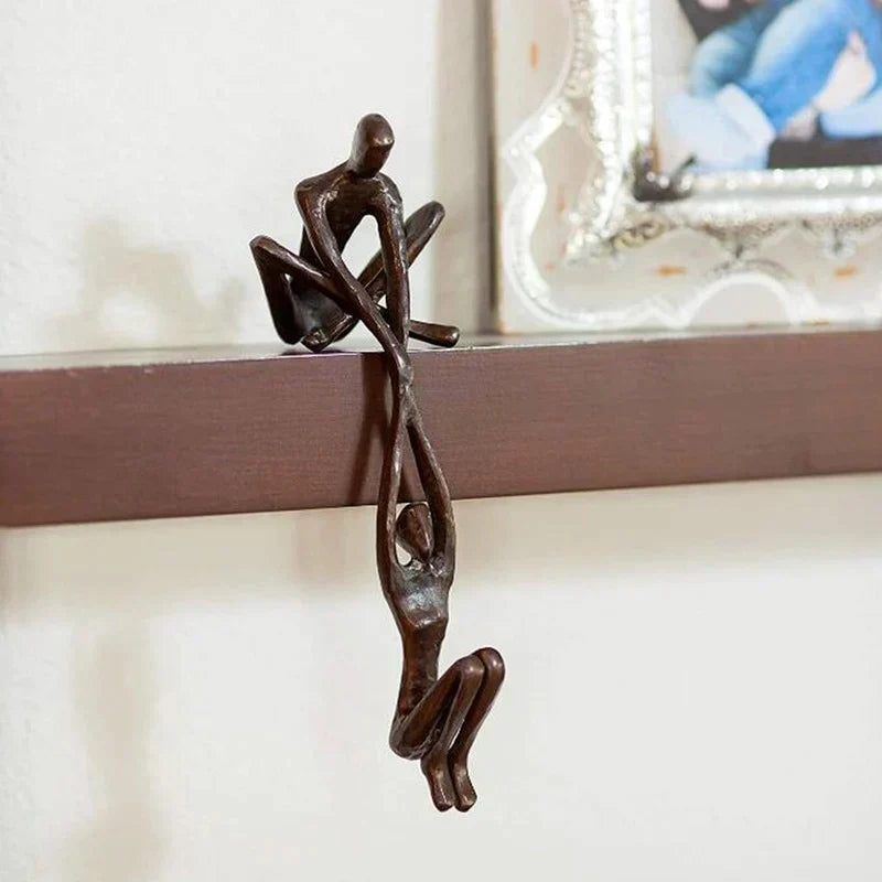 Home Decor Sculpture Figurine – Unique Love and Balance Design for Elegant Display 3