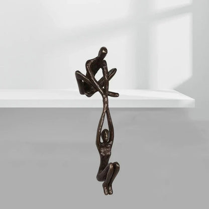 Home Decor Sculpture Figurine – Unique Love and Balance Design for Elegant Display 5