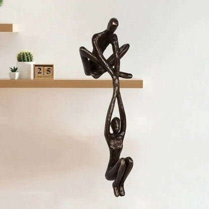 Home Decor Sculpture Figurine – Unique Love and Balance Design for Elegant Display 6