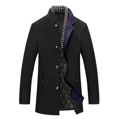 Men's Winter Coat – Elegant Wool Design for Timeless Warmth and Sophistication 2