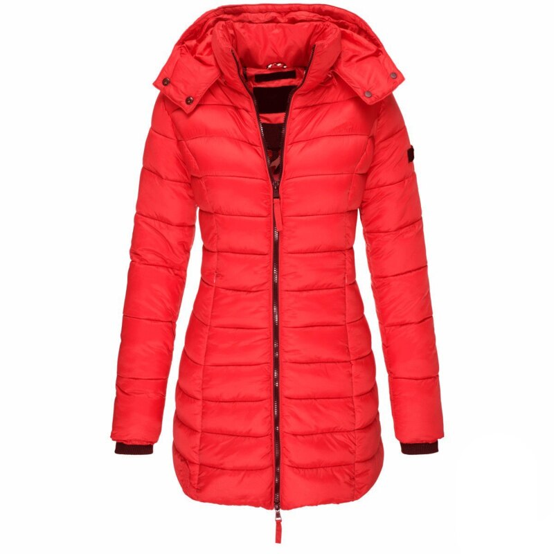 Women's Down Jacket – Lightweight Insulated Coat with Hood 4