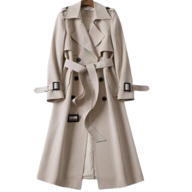 Women's Trench Coat – Stylish Double-Breasted Design for Timeless Elegance 6