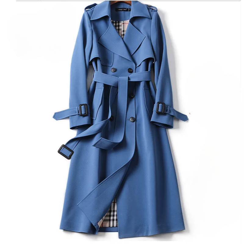 Women's Trench Coat – Stylish Double-Breasted Design for Timeless Elegance 7